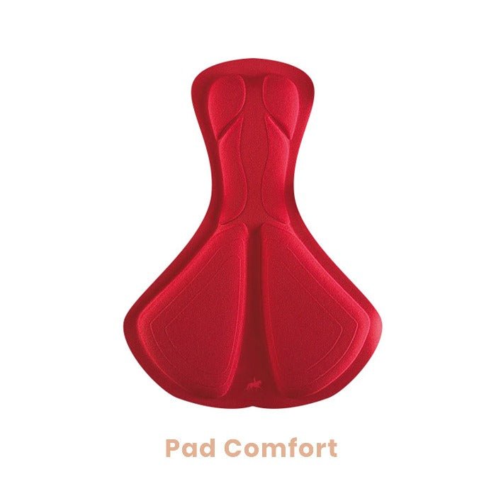 Anatomical comfort padded insert designed for horse riding