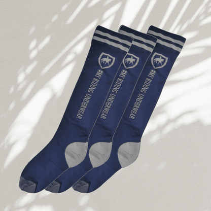 Durable unbreakable equestrian riding socks – 3 pair pack
