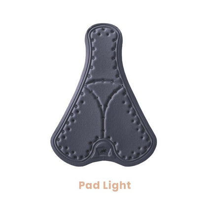 Anatomical light padded insert designed for riding comfort