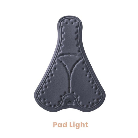 Anatomical light padded insert designed for riding comfort