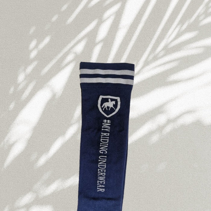 Breathable equestrian socks designed for riding boots