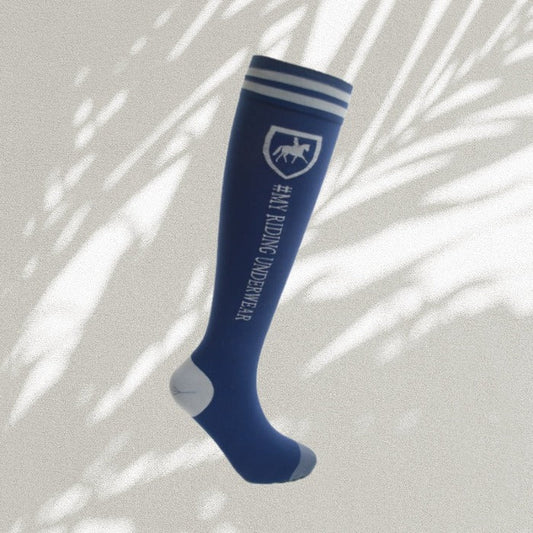 Unbreakable horse riding socks worn inside riding boots